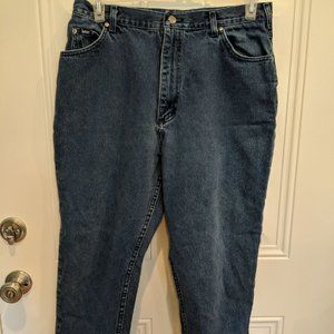 Lee Jeans with Five Pockets-Dark Blue